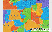 Political Map of ZIP code 74735
