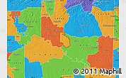 Political Map of ZIP code 74736