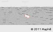 Gray Panoramic Map of ZIP code 74736
