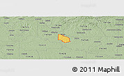 Savanna Style Panoramic Map of ZIP code 74736