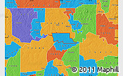 Political Map of ZIP code 74738