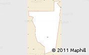 Classic Style Simple Map of ZIP code 74754