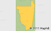 Savanna Style Simple Map of ZIP code 74754