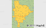 Savanna Style Simple Map of ZIP codes starting with 748