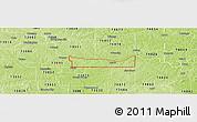 Physical Panoramic Map of ZIP code 74831
