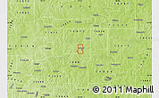 Physical Map of ZIP code 74832