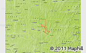 Physical Map of ZIP code 74833