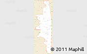 Classic Style Simple Map of ZIP codes starting with 749