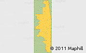 Savanna Style Simple Map of ZIP codes starting with 749