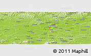 Physical Panoramic Map of ZIP code 74901