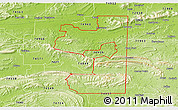 Physical 3D Map of ZIP code 74937