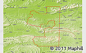 Physical Map of ZIP code 74937