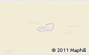 Classic Style 3D Map of ZIP code 74939, single color outside