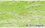 Physical 3D Map of ZIP code 74939