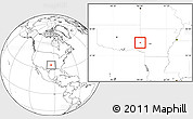 Blank Location Map of ZIP code 74939