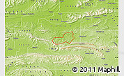 Physical Map of ZIP code 74939