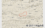 Shaded Relief Map of ZIP code 74939