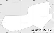 Silver Style Simple Map of ZIP code 74939