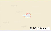 Classic Style 3D Map of ZIP code 74940, single color outside