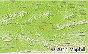 Physical 3D Map of ZIP code 74940