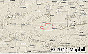 Shaded Relief 3D Map of ZIP code 74940