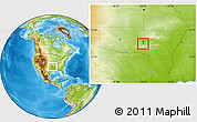 Physical Location Map of ZIP code 74940