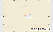 Classic Style Map of ZIP code 74940, single color outside