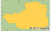 Savanna Style Simple Map of ZIP code 74940