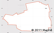 Silver Style Simple Map of ZIP code 74940, cropped outside