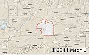 Classic Style 3D Map of ZIP code 74941
