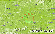 Physical 3D Map of ZIP code 74941