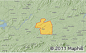 Savanna Style 3D Map of ZIP code 74941