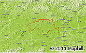 Physical 3D Map of ZIP code 74948