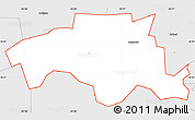 Silver Style Simple Map of ZIP code 74948