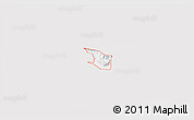 Silver Style 3D Map of ZIP code 74949, single color outside