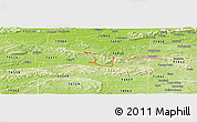Physical Panoramic Map of ZIP code 74949