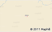 Classic Style 3D Map of ZIP code 74956, single color outside