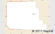 Classic Style Simple Map of ZIP code 74956