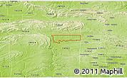 Physical 3D Map of ZIP code 74957