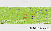 Physical Panoramic Map of ZIP code 74959