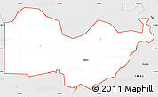 Silver Style Simple Map of ZIP code 74959