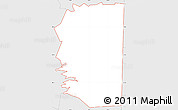 Silver Style Simple Map of ZIP code 74963