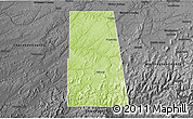 Physical 3D Map of Adair County, darken, desaturated