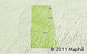 Physical 3D Map of Adair County, lighten