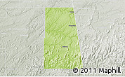 Physical 3D Map of Adair County, lighten, semi-desaturated