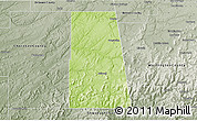 Physical 3D Map of Adair County, semi-desaturated