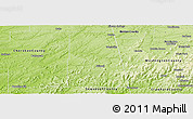 Physical Panoramic Map of Adair County