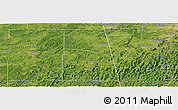 Satellite Panoramic Map of Adair County