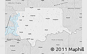 Silver Style Map of Bryan County
