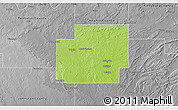 Physical 3D Map of Coal County, desaturated